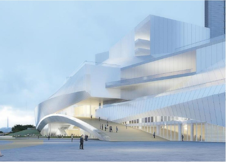 廣東美術館、廣東非物質文化遺產展示中心、廣東文學館“三館合一”（